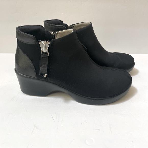 Alegria Sloan Zip Wedge Stretch Ankle Boot Size 6-6.5/EU 36 - Picture 9 of 16